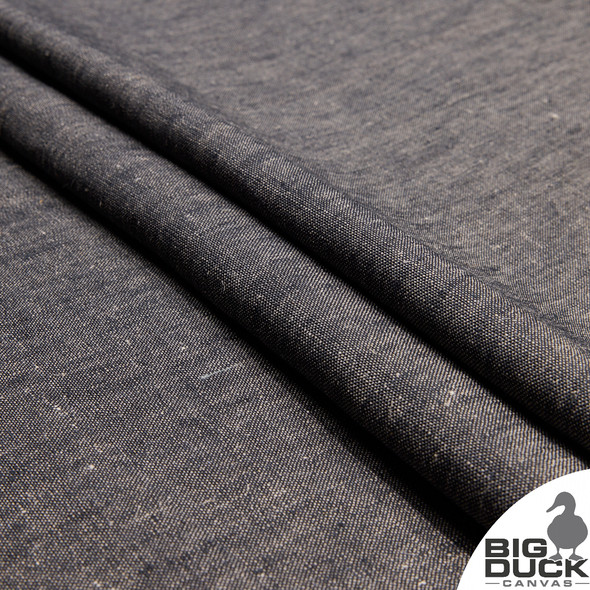 Wholesale Linen Fabric - Black - Asphalt 9oz.